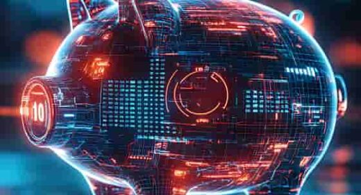 Un salvadanaio futuristico che simboleggia il risparmio con Special X, la soluzione innovativa per dotarsi di un laser CO₂ senza costi di acquisto, gestione o manutenzione. Perfetto per aziende e artigiani in cerca di flessibilità e vantaggi fiscali